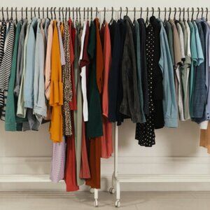 Ann Taylor Button Shoulder Tee – Green – Size S